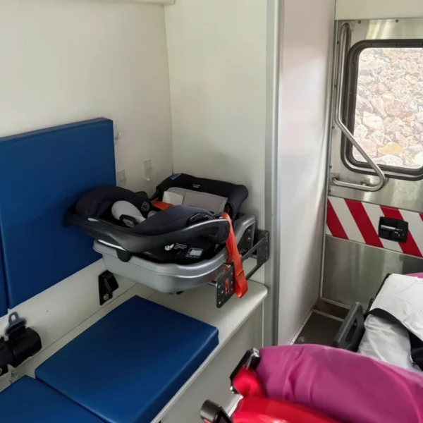 Safe-Dock EMS installed in ambulance