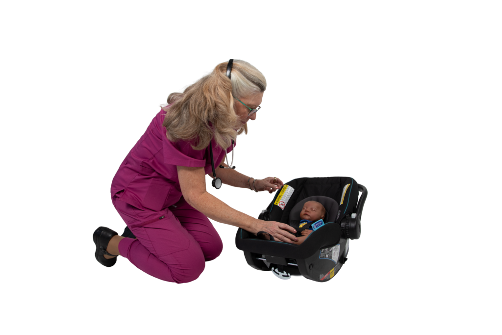 Car Seat Testing on Floor